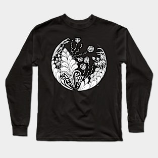 Under the Sea Zentangle Mandala Long Sleeve T-Shirt